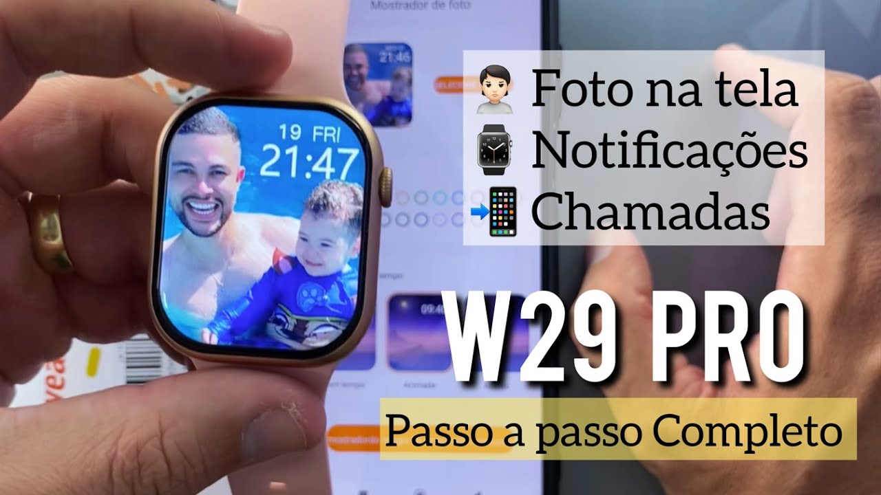 W29 PRO - WATCH 9 smartwatch | Como configurar? Chamadas.noitificações.foto na tela. Passo a passo!