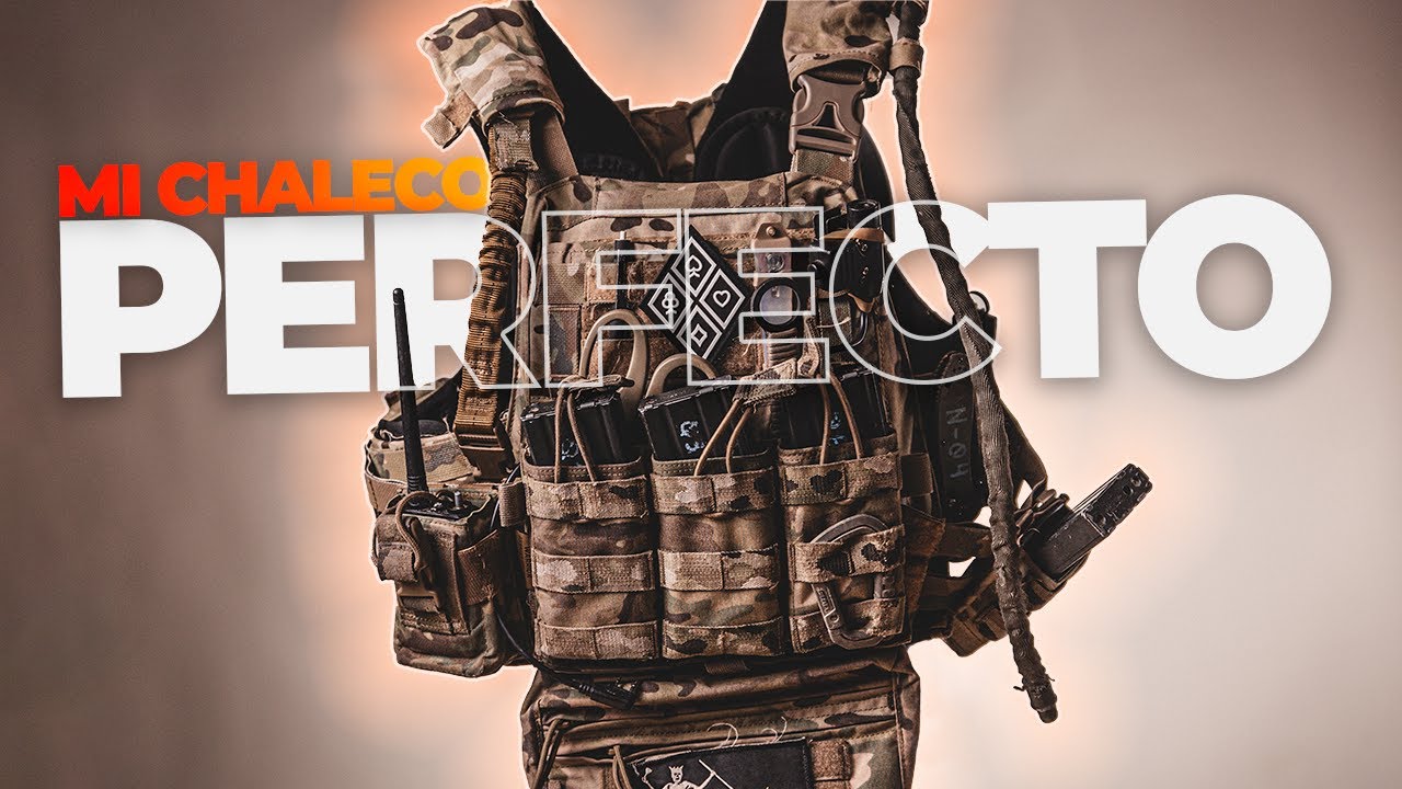 Mi CHALECO AVS en MULTICAM para AIRSOFT  *AL DETALLE*