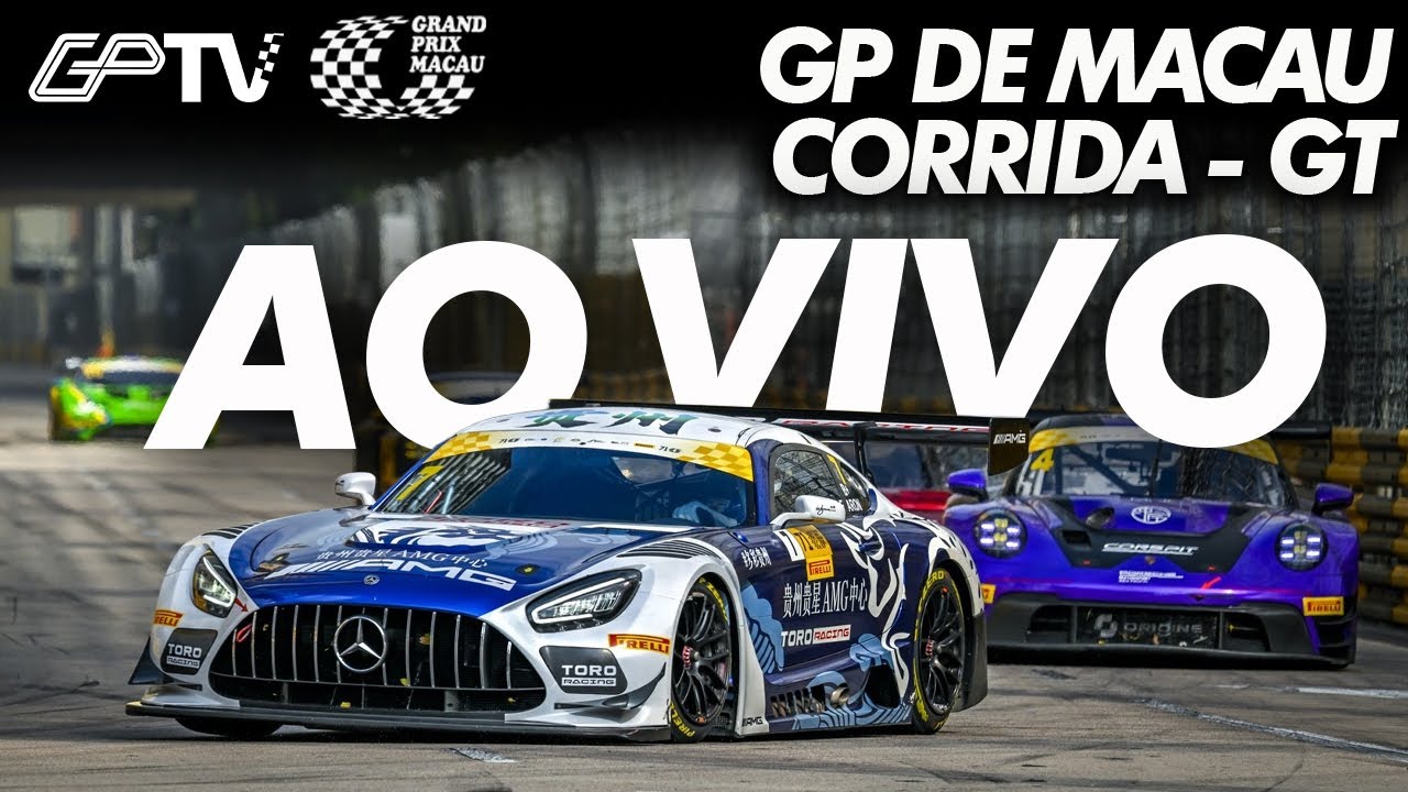 🔴GP DE MACAU 2025 AO VIVO E COM IMAGENS | GT | CORRIDA FINAL