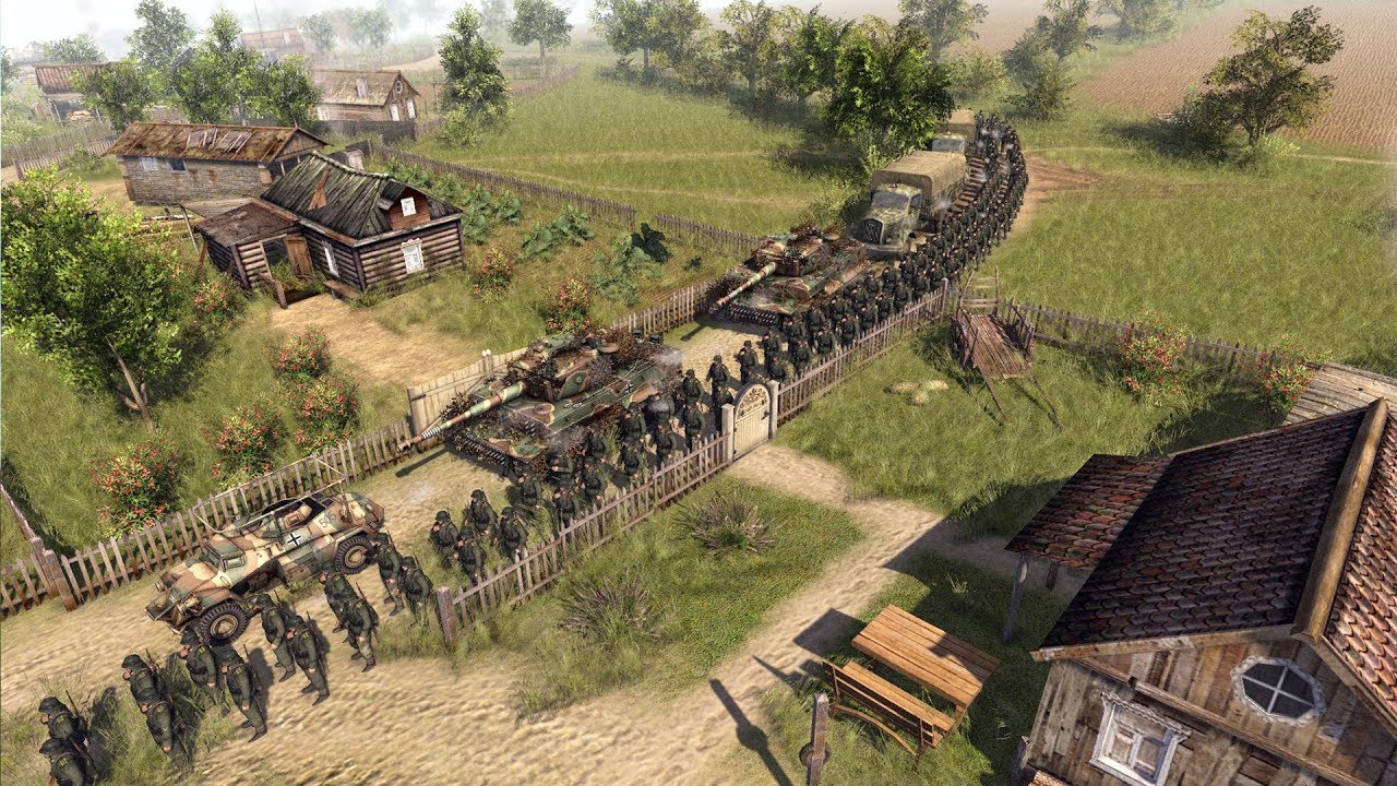 1942 German Advance Captures Critical Airfield, Soviet Union | Men of War: Assault Squad 2 Gameplay