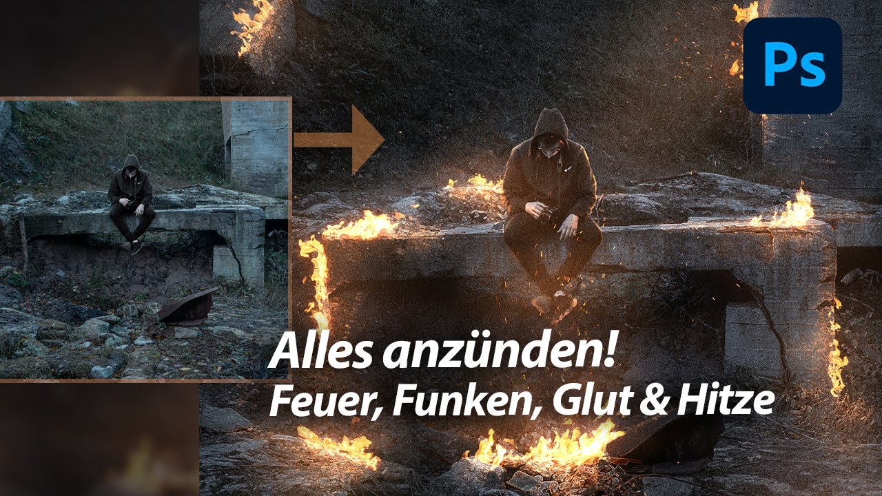 Alles anzünden | Feuer, Funken, Glut & Hitze | Photoshop Tutorial