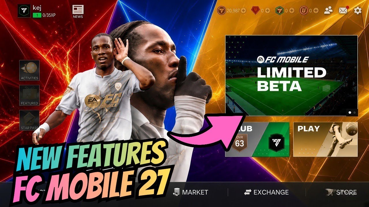 Beta FC Mobile 27 już jest!! Jak ją pobrać?!! FC Mobile