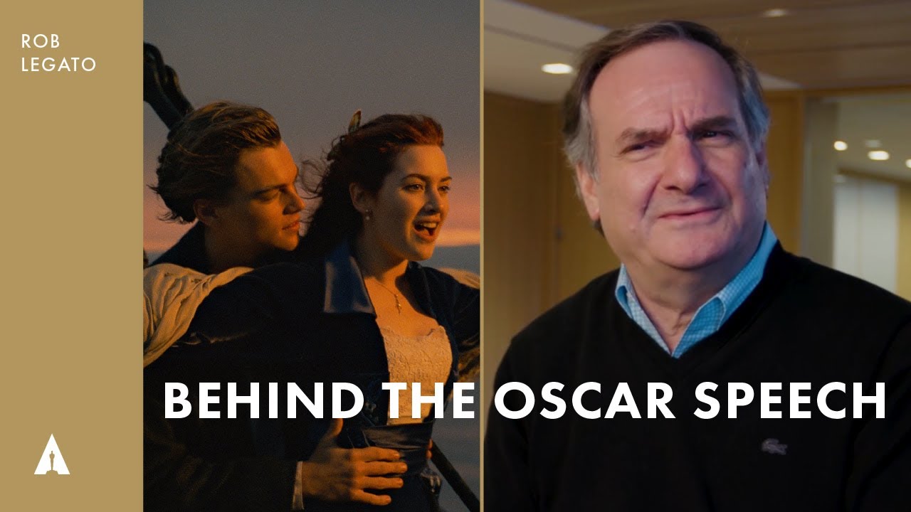 Rob Legato Best Visual Effects for 'Titanic,' 'Hugo,' & 'The Jungle Book' | Behind The Oscars Speech
