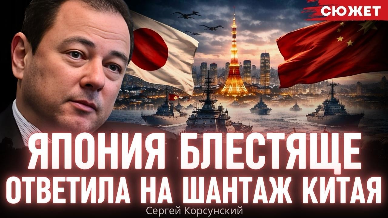 Япония поставила Китай на место: ответ на шантаж ресурсами и претензии по Тайваню. Сергей Корсунский