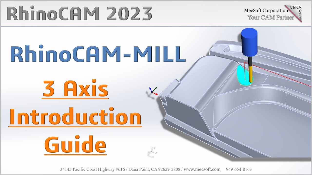 RhinoCAM 2023: Введение в 3-осевую обработку