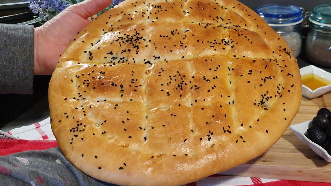 Türkische brot الخبز التركي المشهور بدون عجن و لا بيض 👍👍