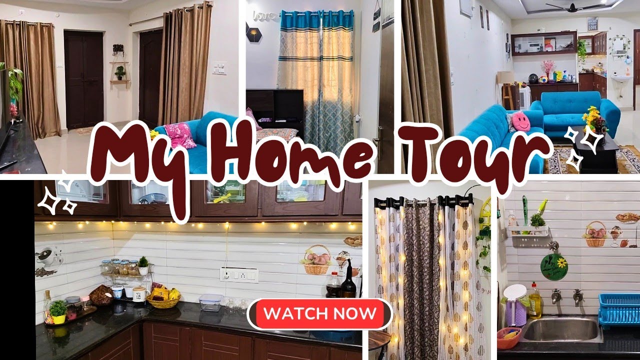 Middle class Indian Home Tour | 2BHK Rented Home Tour | Small Home Tour