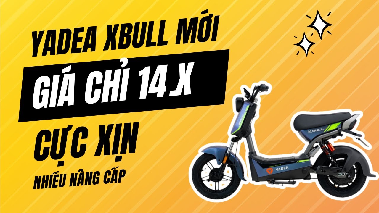 REVIEW XE ĐẠP ĐIỆN XBULL YADEA 2025 ! Có bàn đạp và thay đổi