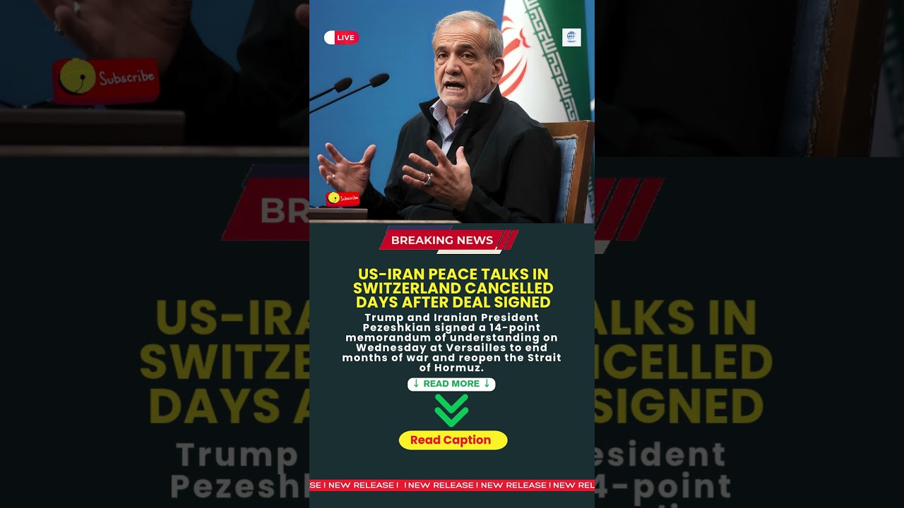 US-Iran peace talks in Switzerland cancelled days after deal signed #shortsfeed #shorts