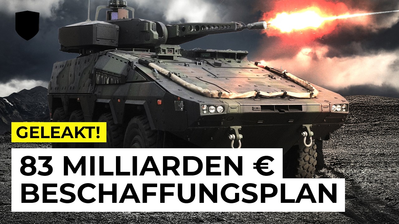 Beschaffungsplan enthüllt: 153 Vorhaben für 83 Milliarden Euro bis 2026 (1/2)