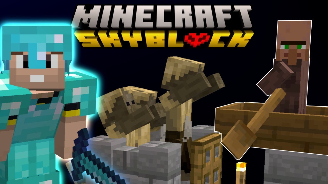 Бесконечный песок! (Супер простая ферма шелухи) — Хардкорный скайблок Minecraft (#6)