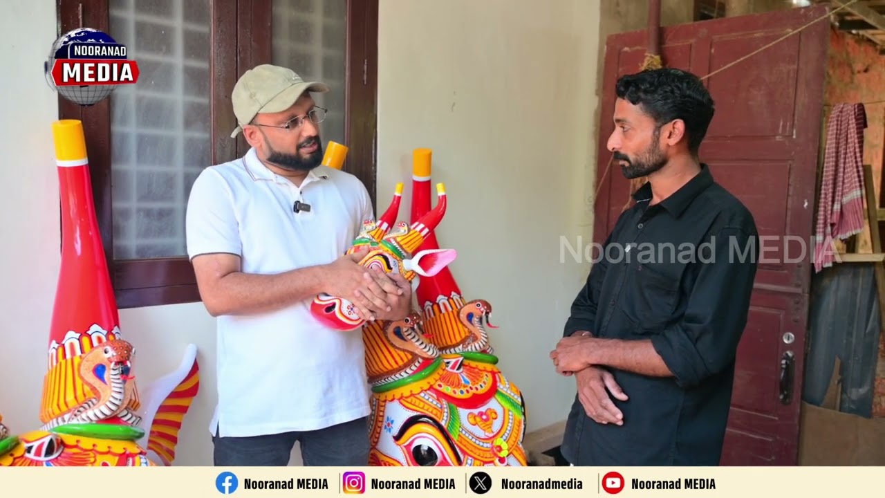 നന്ദികേശൻ നിർമ്മാണത്തിൽ ശ്രദ്ധേയനായ  നൂറനാട്ടുകാരൻ മഹേഷ്