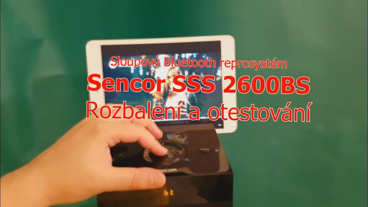 Sloupov&yacute; Bluetooth reprosyst&eacute;m Sencor SSS 2600BS  | Rozbalen&iacute; a otestov&aacute;n&iacute;  | CZ 1440p