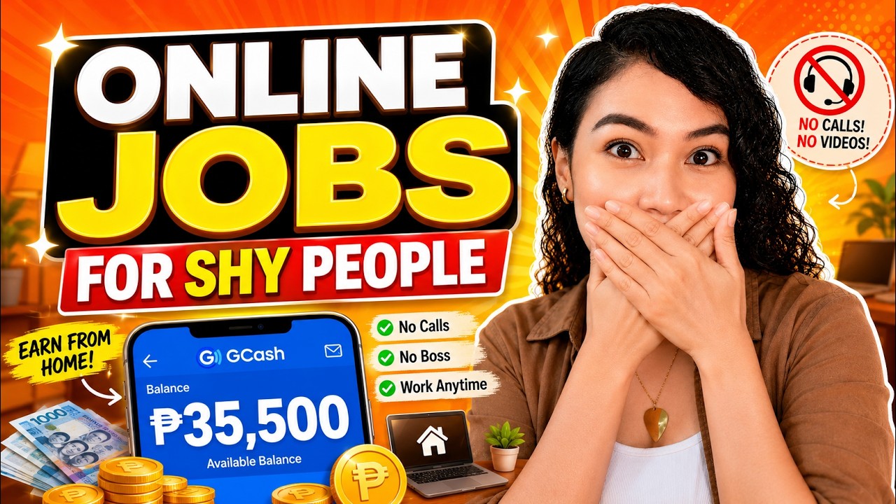 SHY PEOPLE: ONLINE JOBS | No Calls, No Camera | Work From Home!
