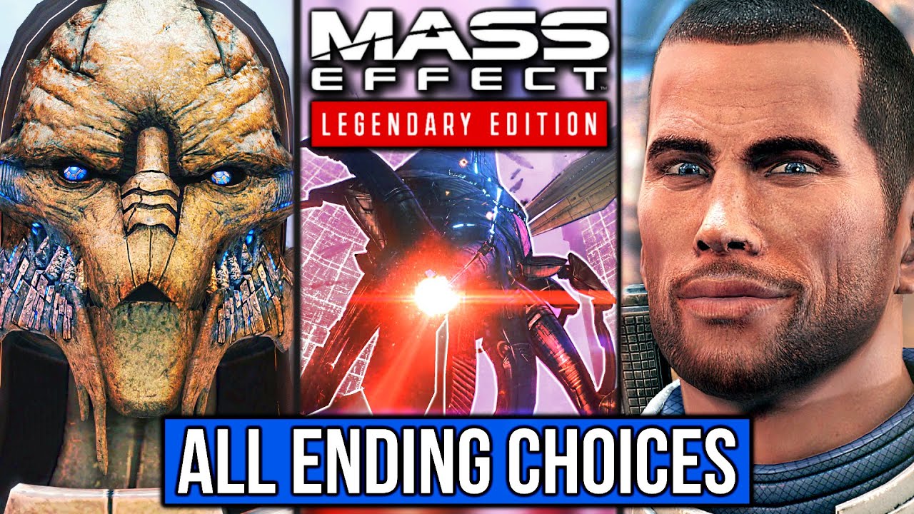 Mass Effect Legendary Edition's Ending in 4K — All Choices [Saren, Council's Fate, Anderson v Udina]