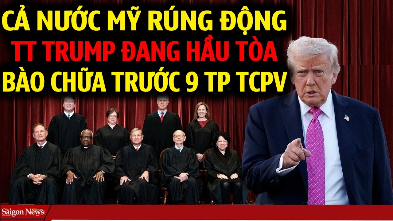 CẢ NƯỚC MỸ N&Iacute;N THỞ TT TRUMP RA HẦU T&Ograve;A Ở TCPV VỤ KIỆN QUAN TRỌNG NHẤT TRONG LỊCH SỬ HOA KỲ