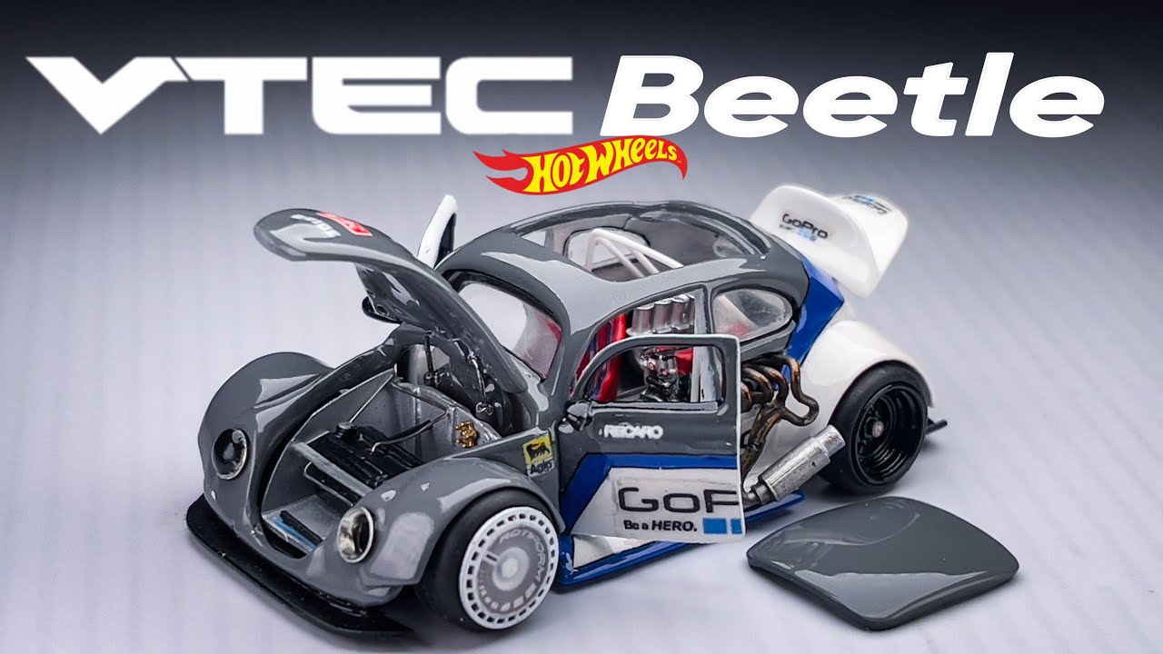 Volkswagen Beetle power by Honda B18 mid Engine Hot Wheels Custom