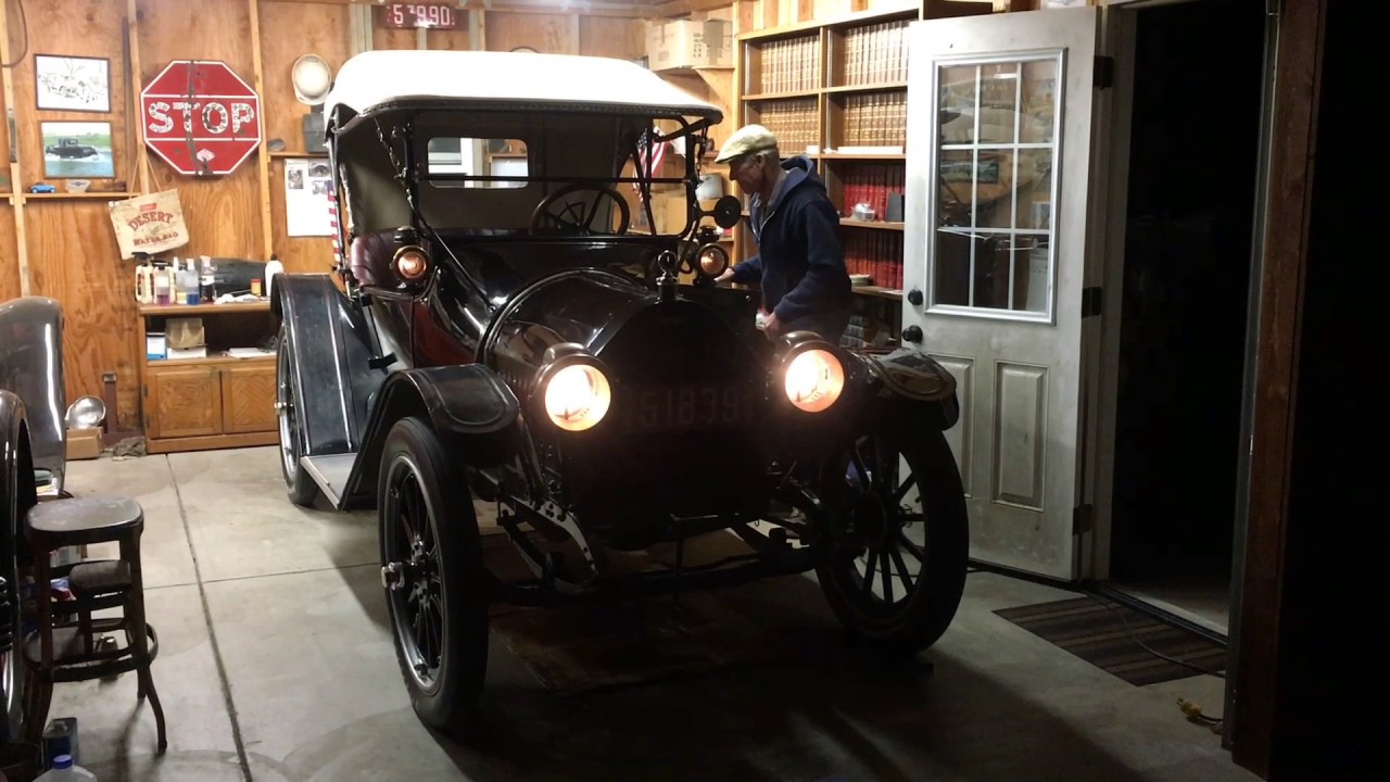 Acetylene Gas Lights in a 1914 Chevrolet