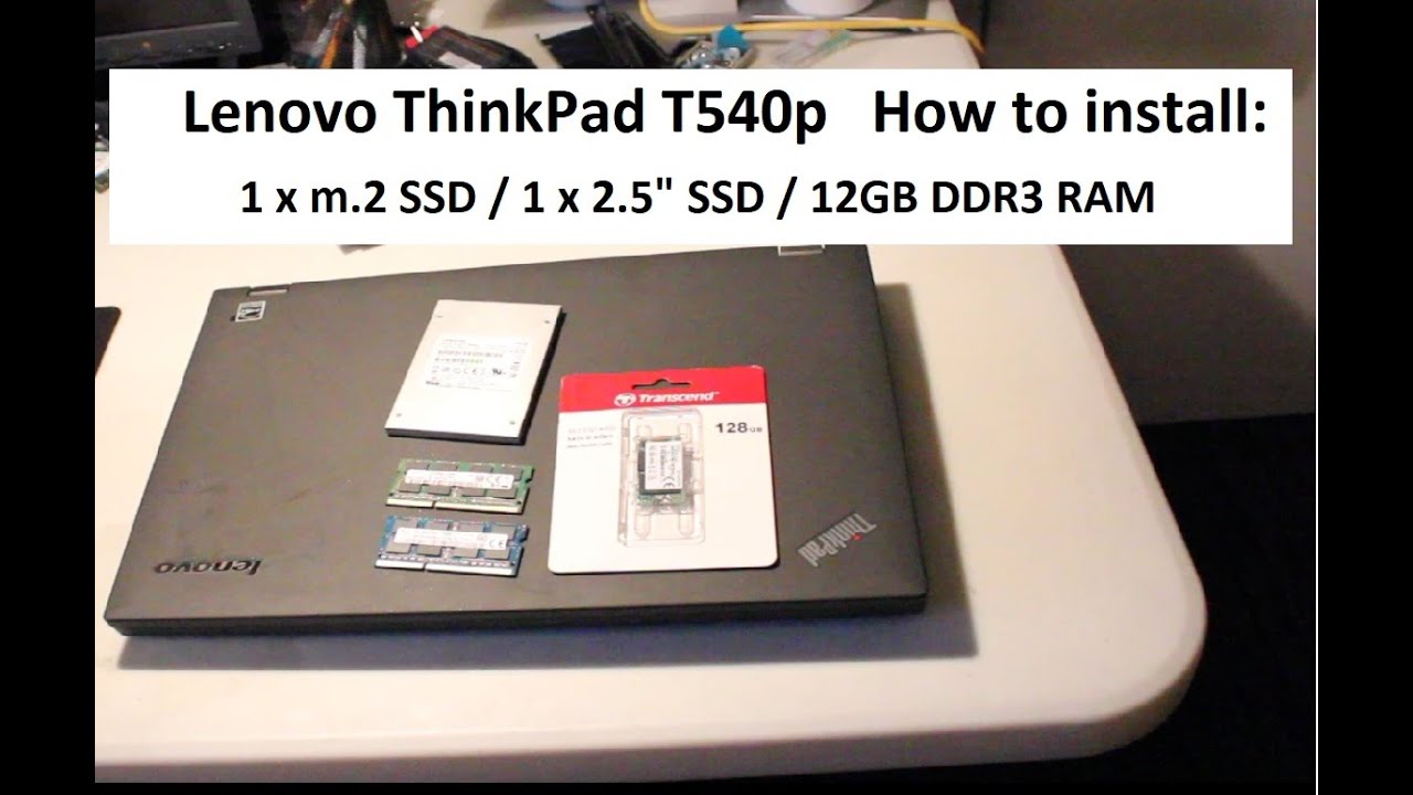 Lenovo ThinkPad T540p m.2 SSD, 2.5