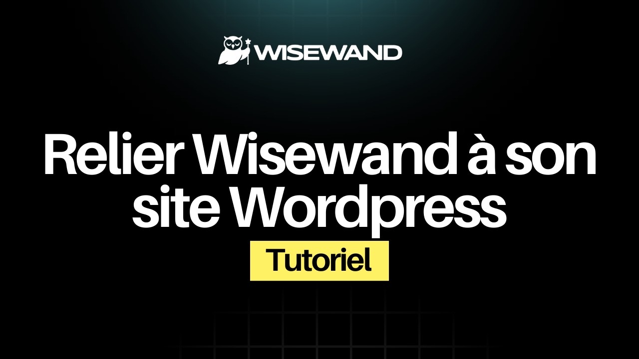 Relier Wisewand à son site Wordpress