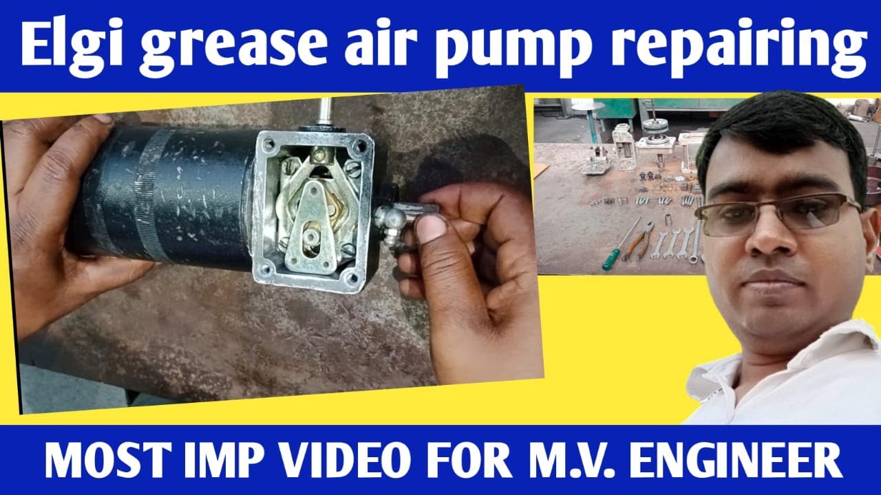 Elgi Grease Air Pump repairing