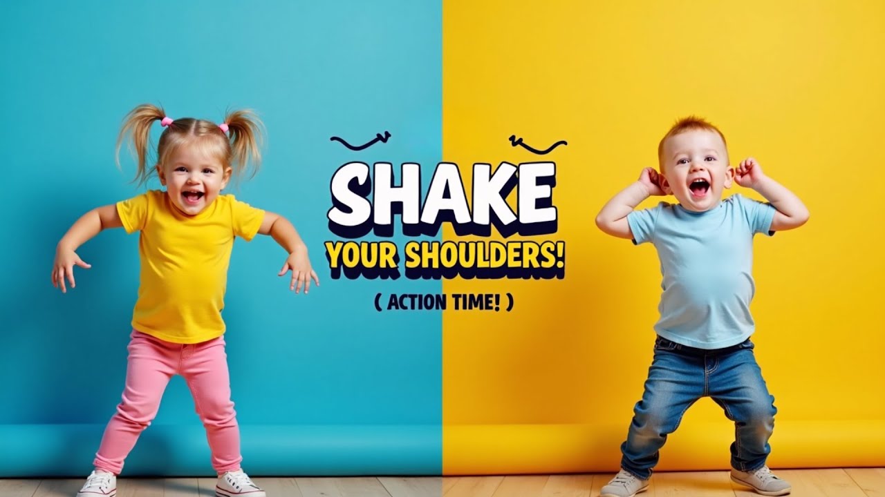 Sing and Dance with Us | Fun Action Nursery Rhyme for Kids | Learn Body Parts | Head, Nose & Toes