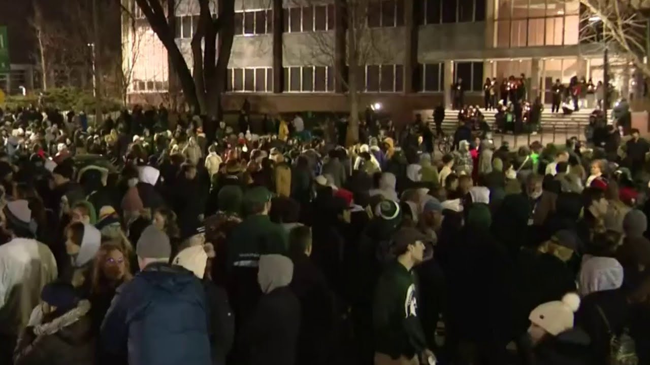 Hundreds gather to honor MSU mass shooting victims in East Lansing