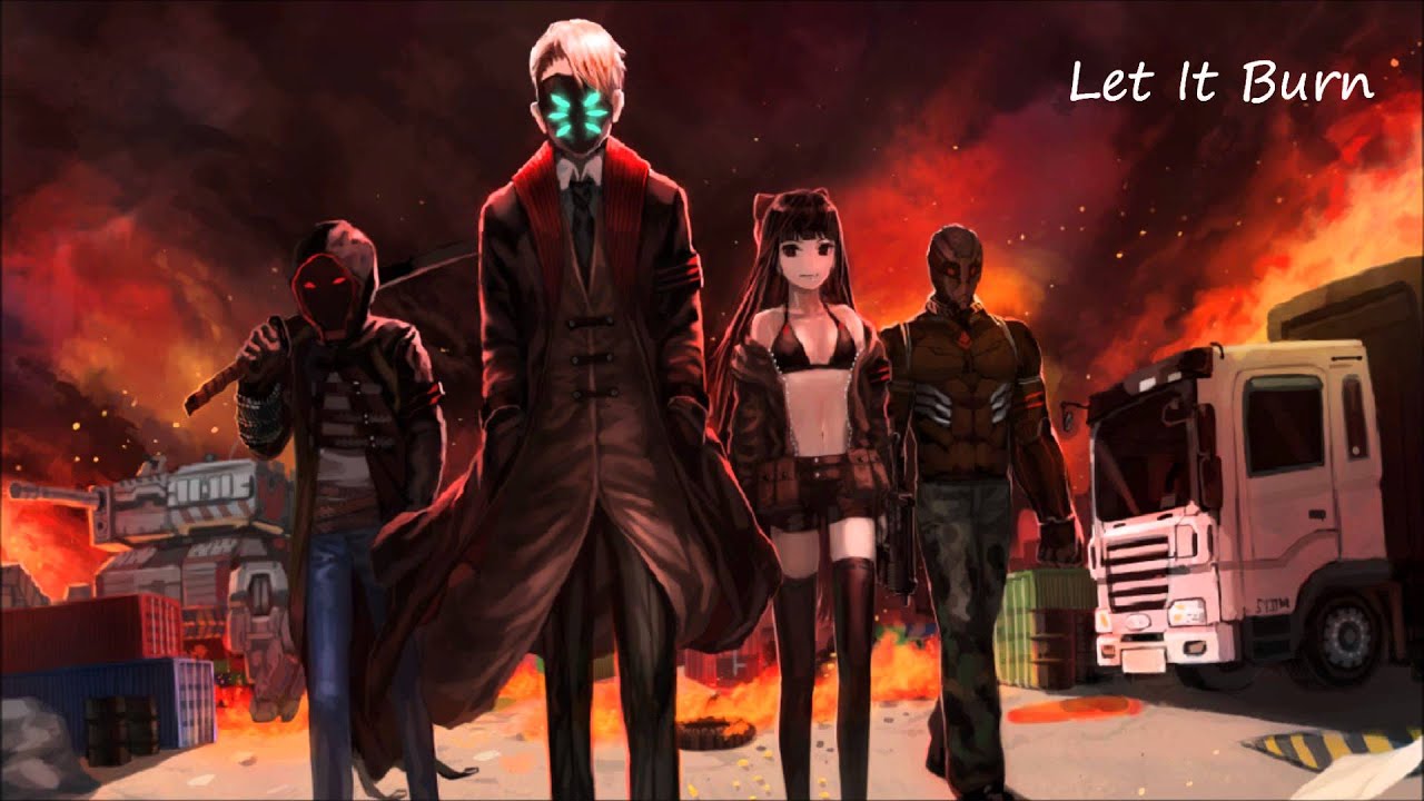 Nightcore Let it Burn