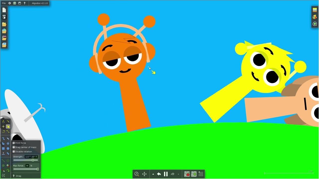Sprunki but in Algodoo [PART 2]