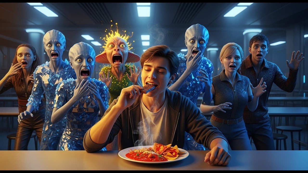 Alien Classmates Watched in Horror as the Human Enjoyed “Toxic” Earth Food | Sci-Fi Reddit Stories