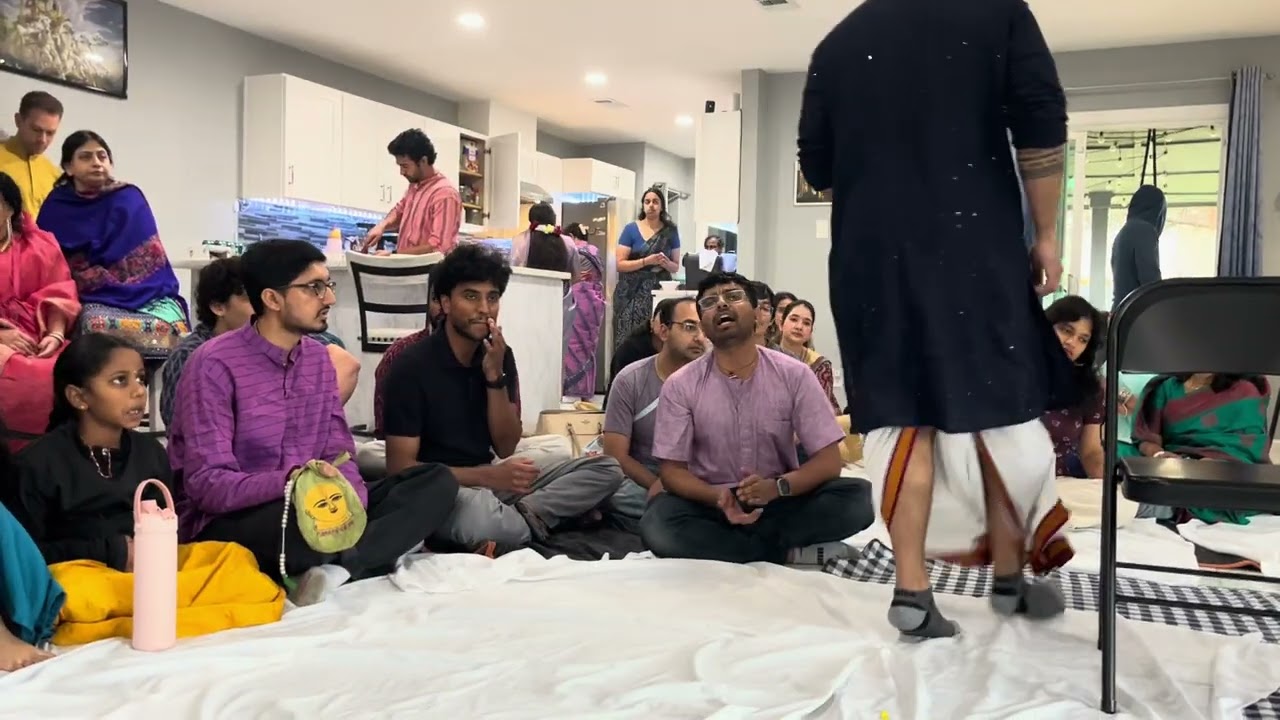 Hare Krishna Kirtana at Prana Priya mataji baby shower