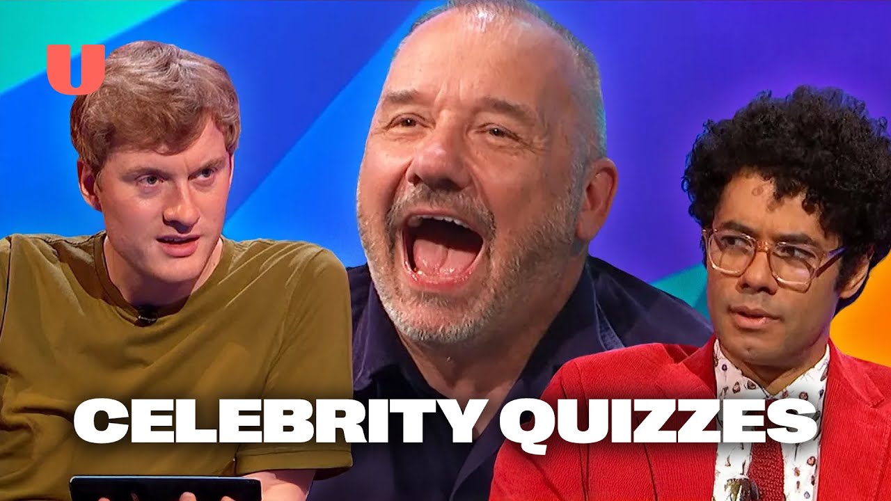 James Acaster, Bob Mortimer & Richard Ayoade In The Most BIZARRE Celeb Quizzes | Dave