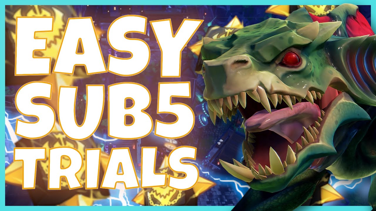 Dauntless Drask trials - EASIEST sub 5 build and guide