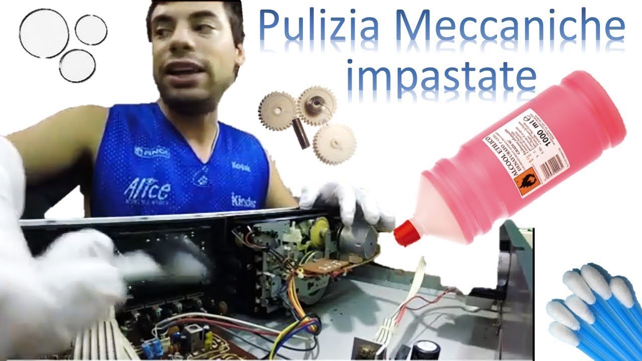 Come pulire la meccanica di un registratore