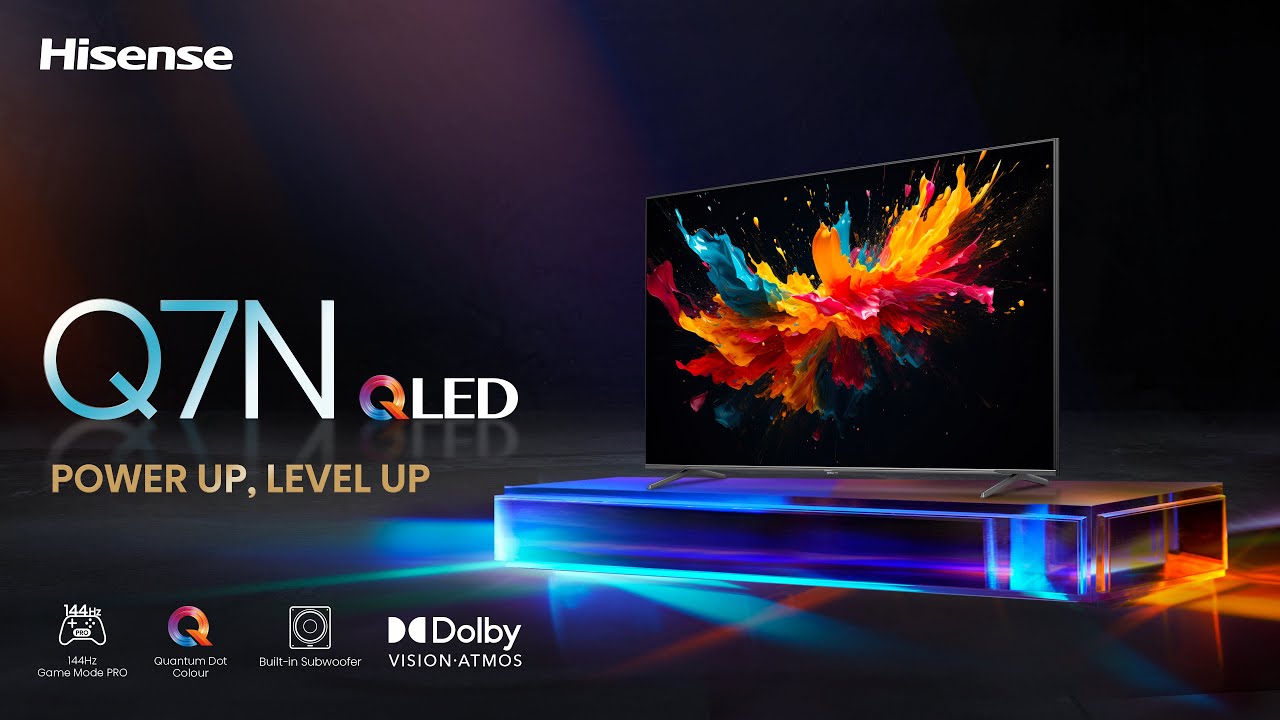 Introducing the Hisense 100Q7N 144Hz QLED TV