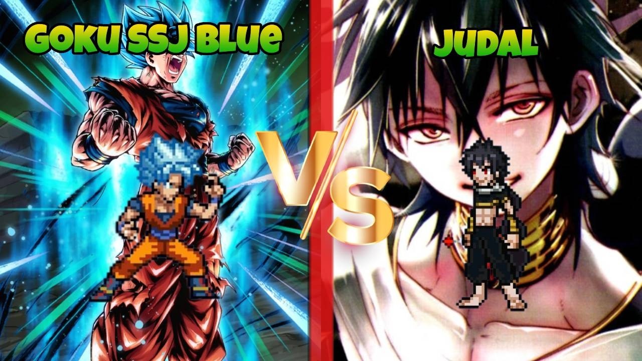 Jump Force MUGEN Goku SSJ Blue vs Judal