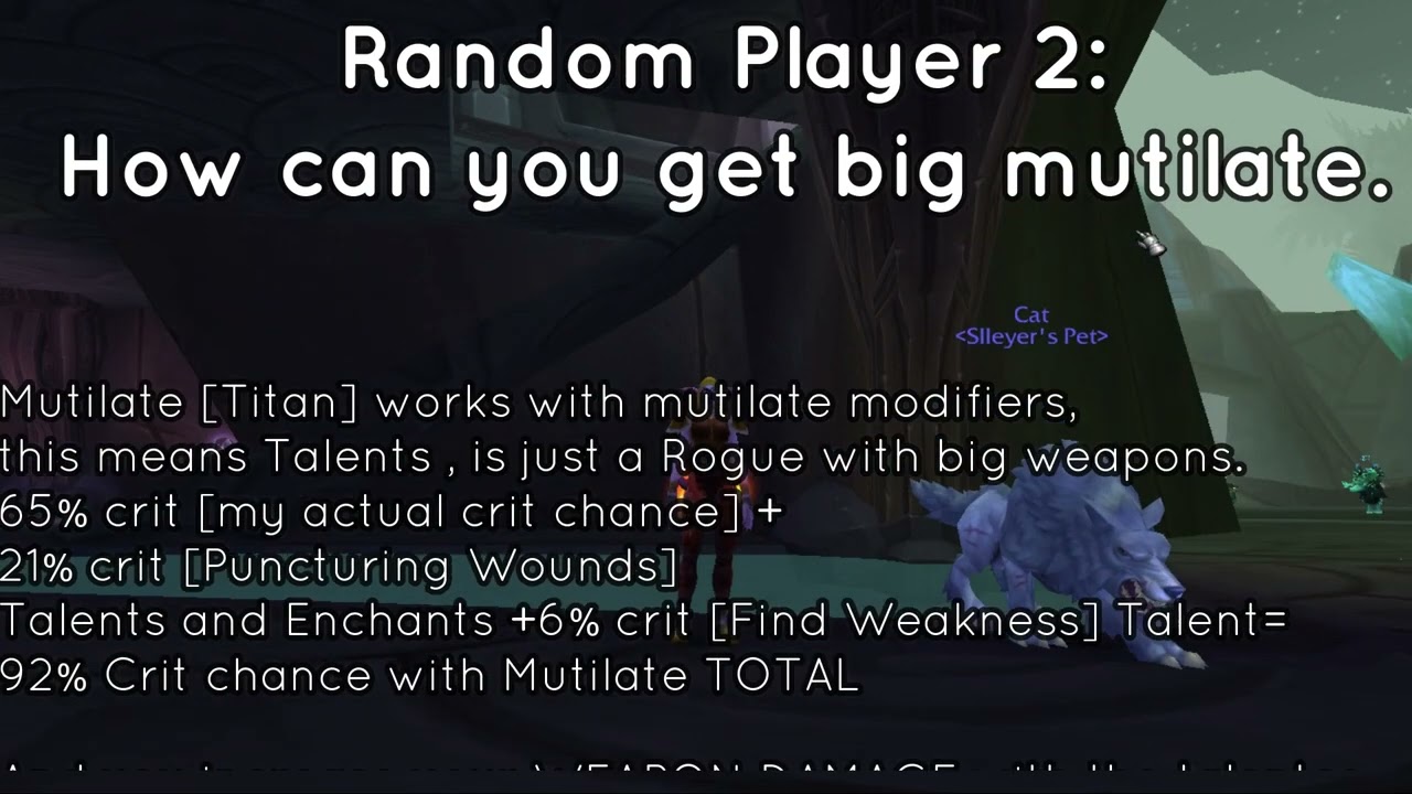Titanic Mutilate Build [15k Dps] , [Project Ascension] Area52