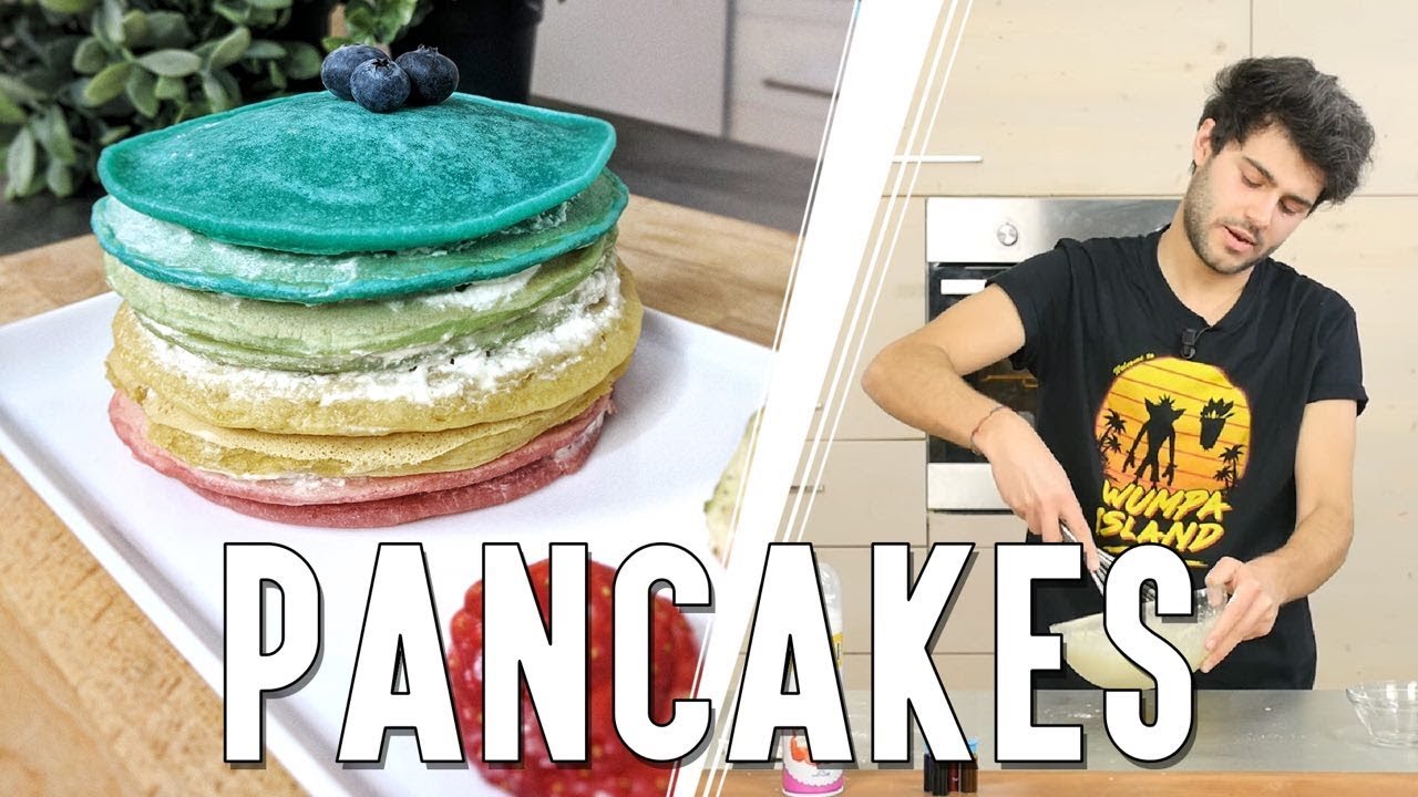 Rainbow Pancakes - CUCINA INSTAGRAMMABILE - Jaser | Cucina da Uomini