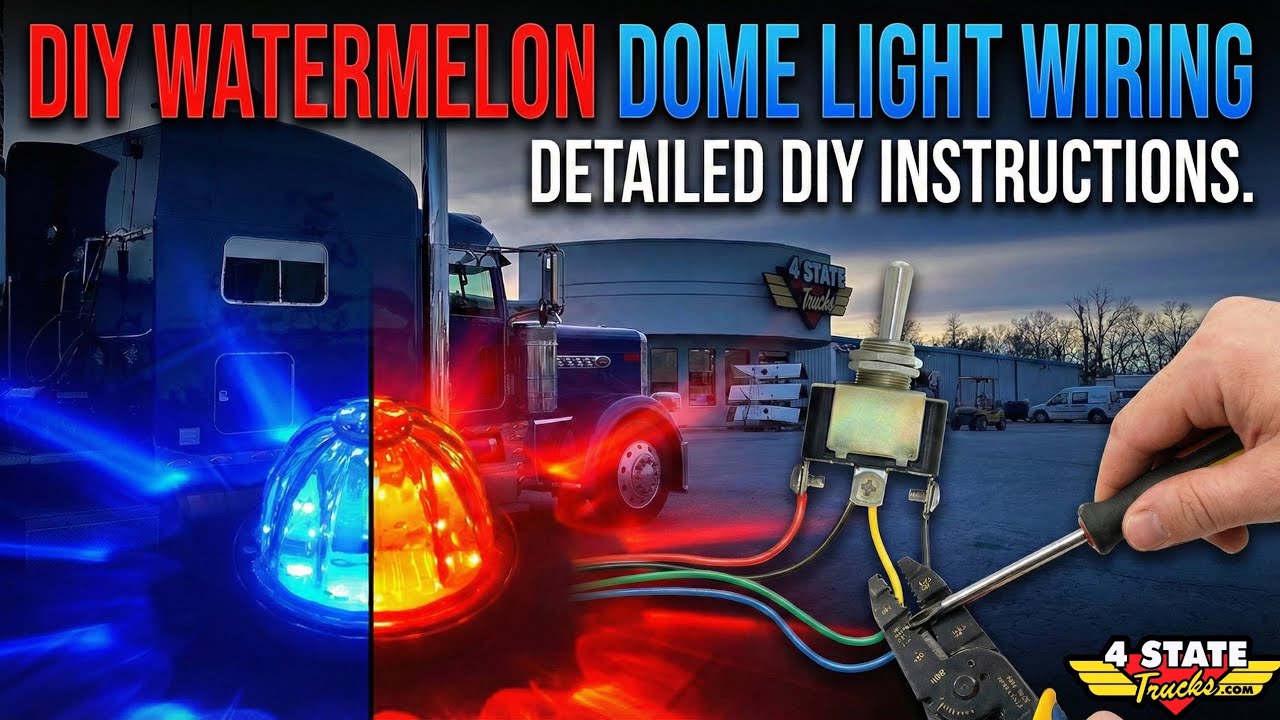 Dual Revolution ALL-GLASS Watermelon Lights 🔥 | 3-Way Switch Wiring DIY From @4StateTrucks 