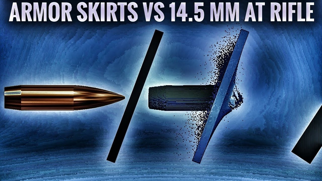 14.5mm AT Rifle vs armor skirts | penetration simulation