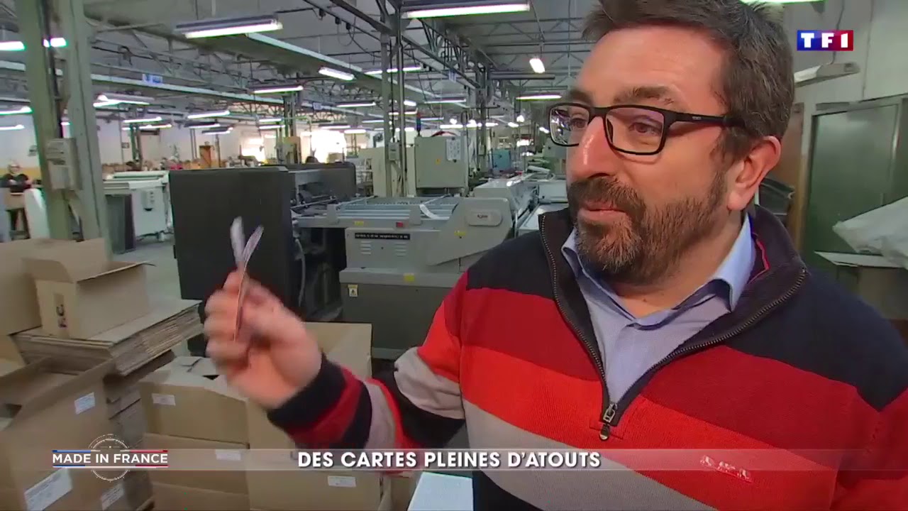 France Cartes Cartamundi - JT 20h TF1 - 2 mars 2018