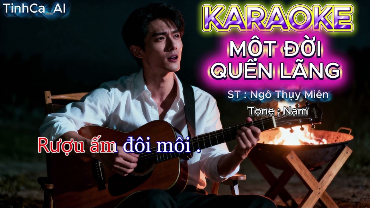 KARAOKE  MỘT ĐỜI QUÊN LÃNG || ST: Ngô Thụy Miên . Phong cách DISCO CHACHACHA