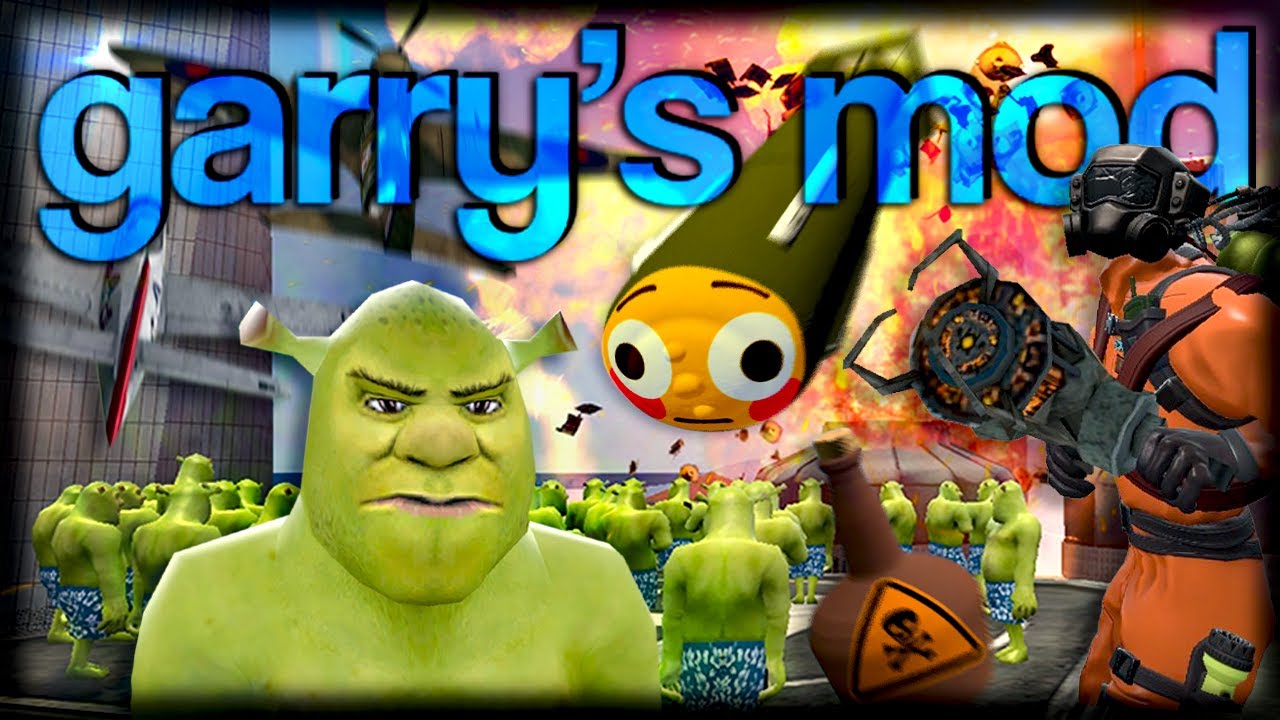 GMOD DA LOUCURA // OLIMPÍADAS DE SHREK BOMBA!!