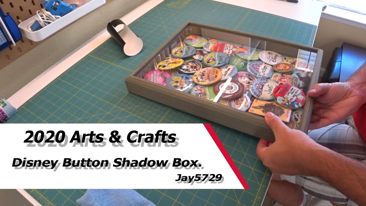 2020 Arts & Crafts Disney Button Shadowbox