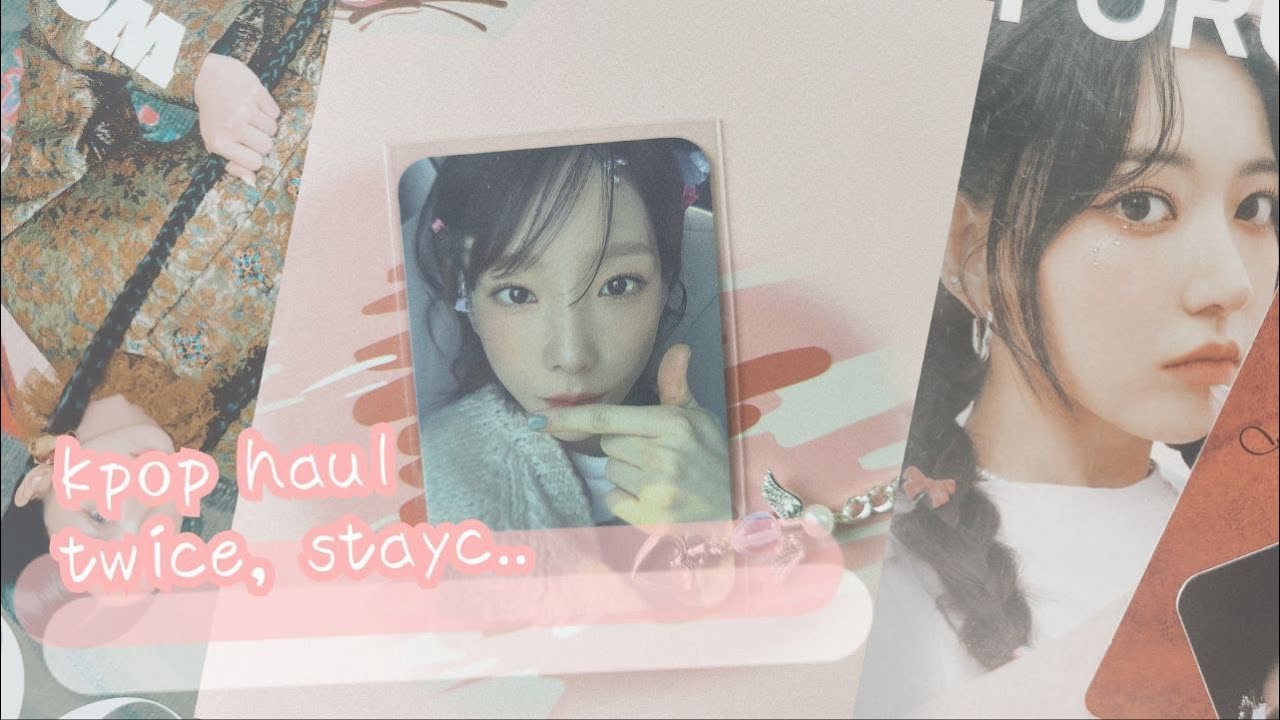 ☆1ч kpop haul ୨ распаковка jennie 