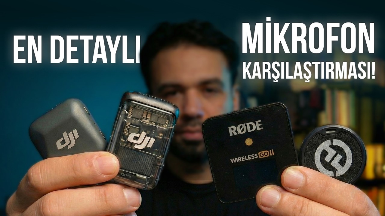 En İyi Kablosuz Mikrofon Hangisi? DJI Mic Mini vs Mic 2 vs Rode GO II vs Lark M2!