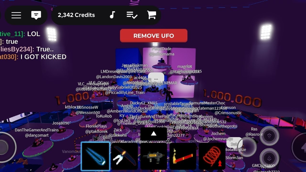 Be chased by random stuff in an obby but im a god