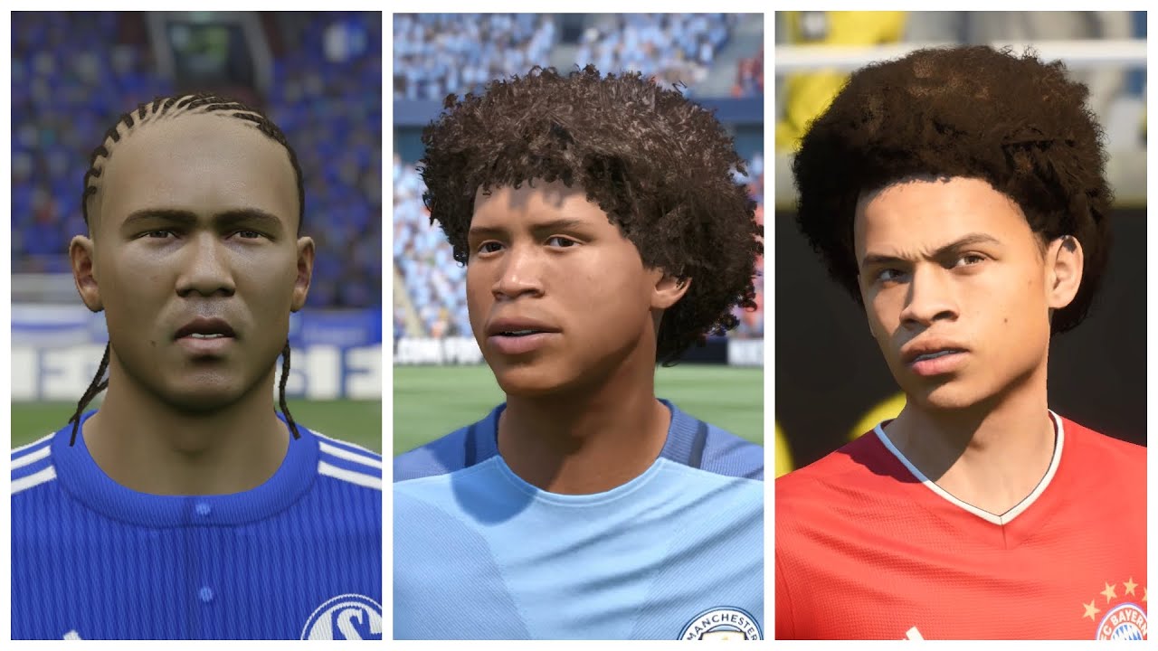 Leroy Sane Face Evolution FIFA 15 to FIFA 22