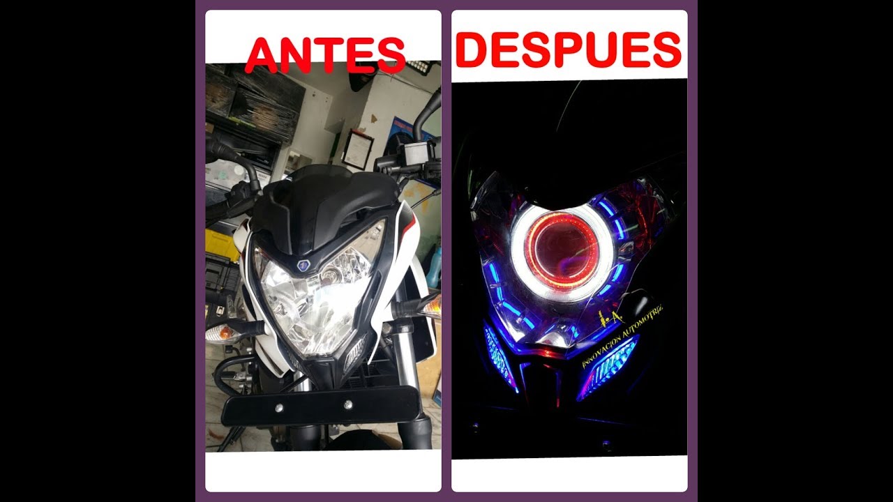 MODIFICACIÓN DE FARO RETROFIT A PULSAR NS OJO DE ÁNGEL OJO DEMONIO