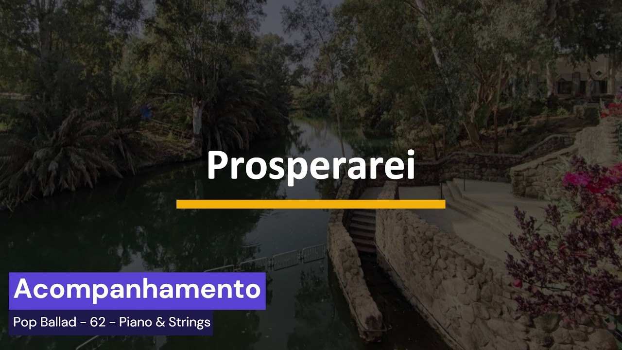 Prosperarei - Acompanhamento / Karoake / Playback - Bateria
